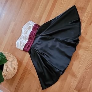 Da Vinci Tricolor Strapless Dress